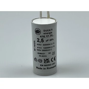 Szivattyú kondenzátor 2,5μF 425 V