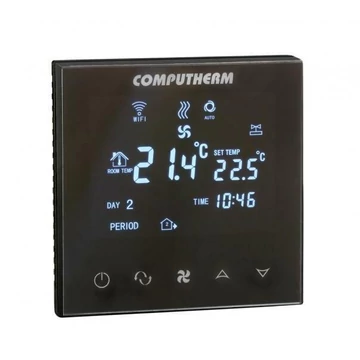 COMPUTHERM E300 FC Programozható digitális Wi-Fi fan-coil termosztát 2- és 4-csöves rendszerekhez