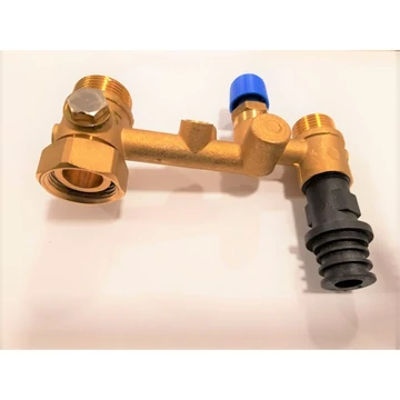 Radiant nyomásmérő csonk feltöltőcsappal 26060LA