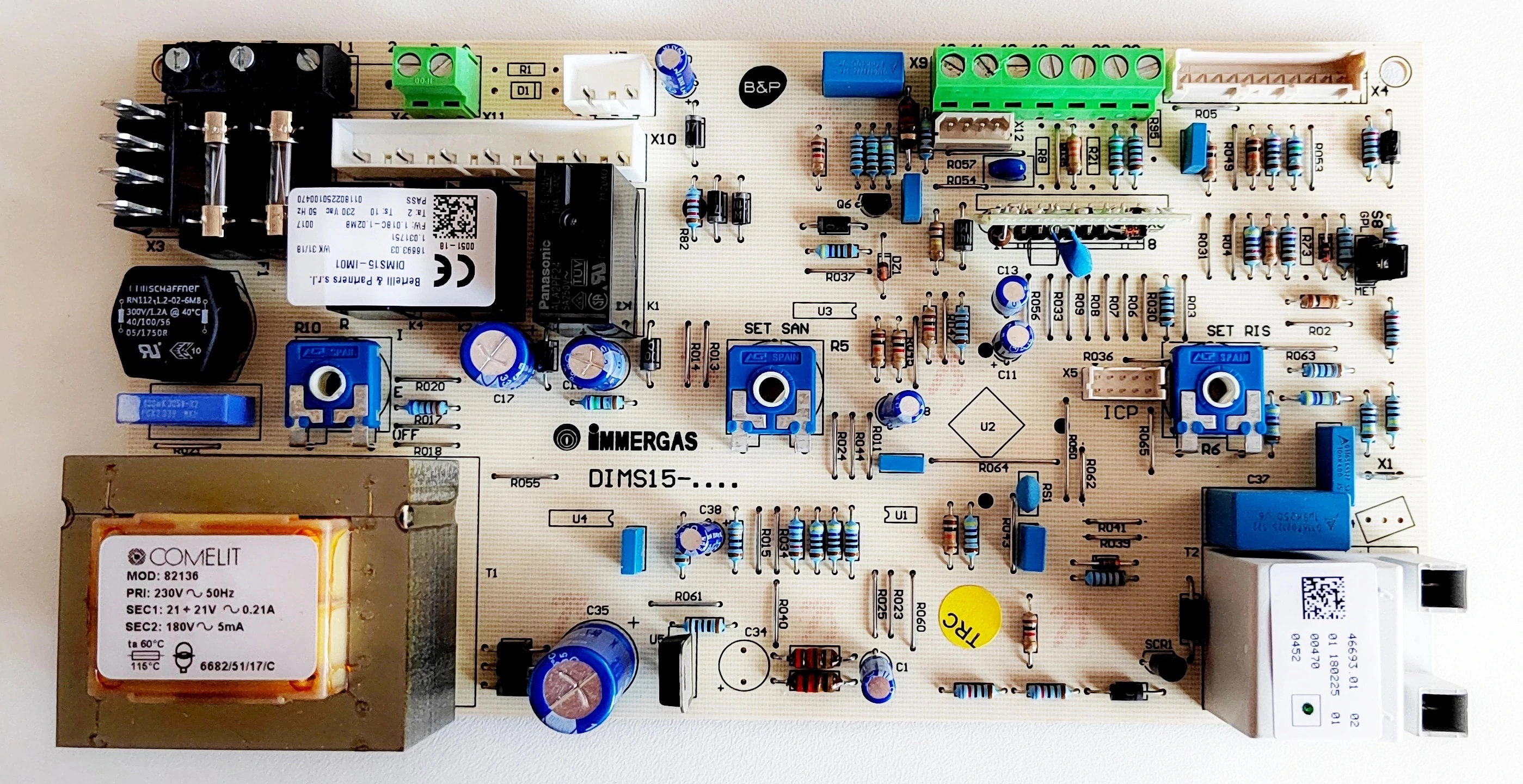 Immergas AVIO/ZEUS vezérlőpanel 1.025995